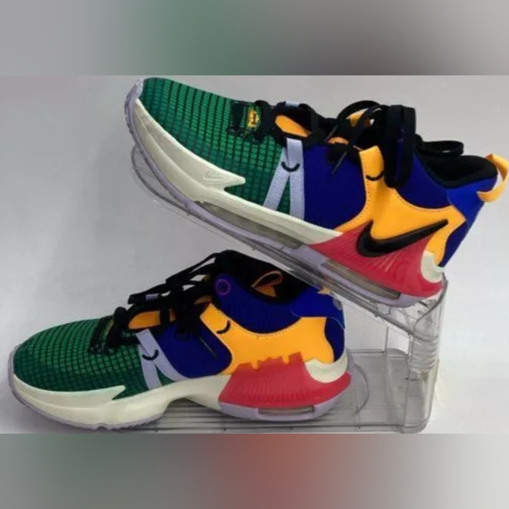Nike LeBron Witness 7 GS 'Multi-Color Youth Size 7Y  Used Like New MSRP $198 - Picture 3 of 7